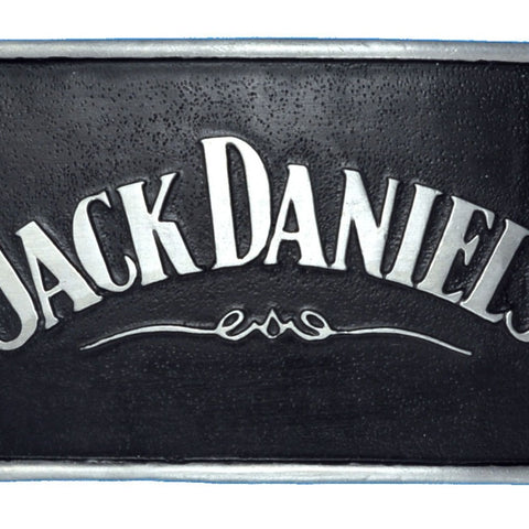 Licensed Jack Daniels Black Belt Buckle