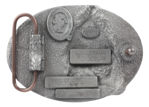 Minnie the Minx Belt Buckle Back