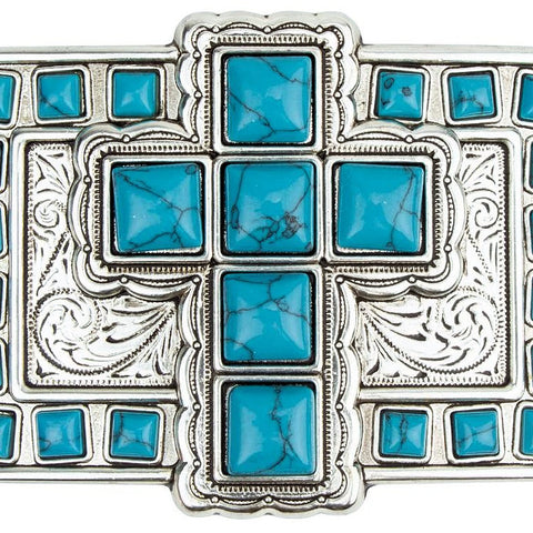 Turquoise Sonora Trophy Belt Buckle