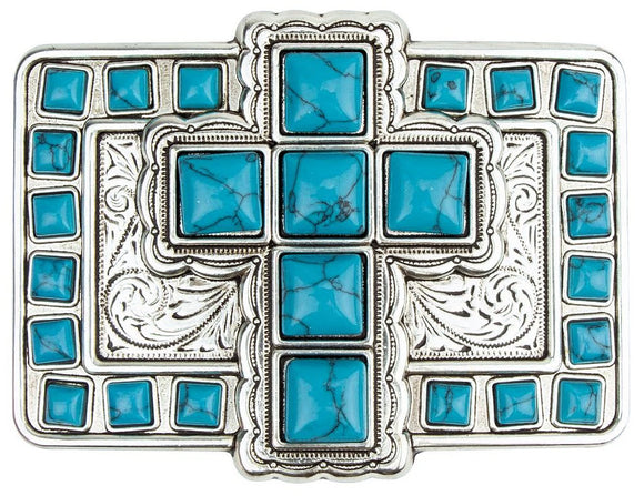 Turquoise Sonora Trophy Belt Buckle