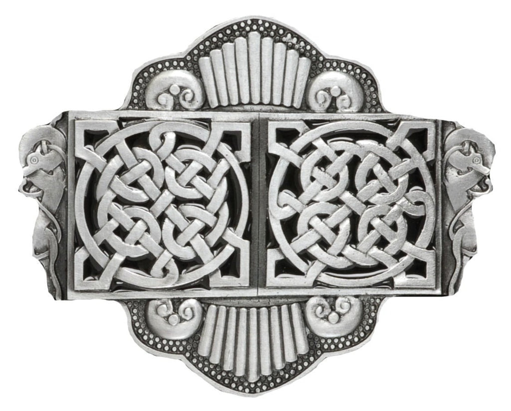 Twin Celtic Circles Belt Buckle Buckle My Belt