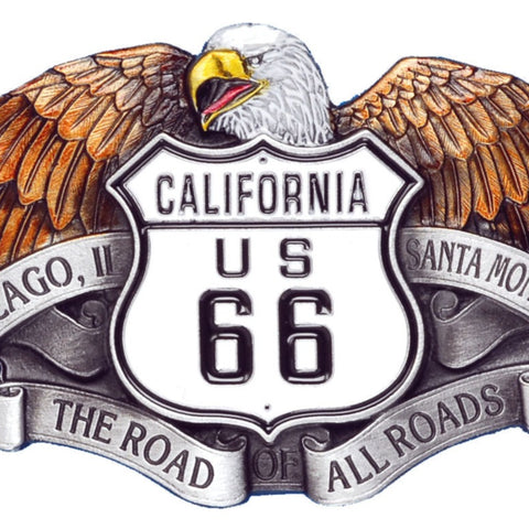 US 66 Eagle Belt Buckle