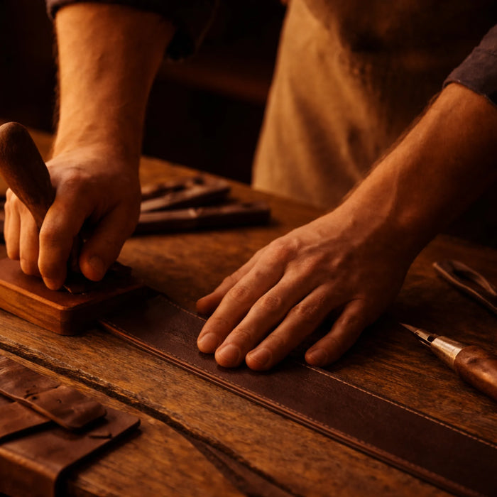 Belt Being Made in Workshop