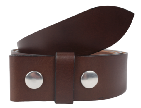 1.75" Inch Chestnut Belt Strap for Removable Buckles