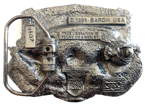Baron Harley Davidson Belt Buckle