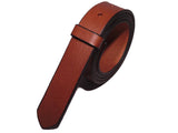 1 1/8" Wide Leather Strap for Clasp Buckle