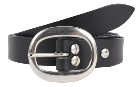 1" Inch Designer Leather Trouser Belt