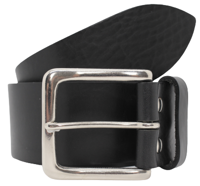 2 Inch Black Jean Belt