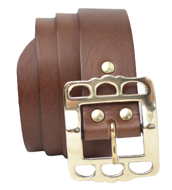 38mm Brass Ornate Buckle