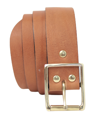 38mm Brass Rectangle Roller Buckle