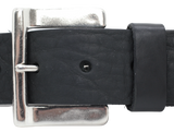 38mm Wide Black Jean Belt