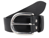 Black 1.5 Inch Black Designer Belt