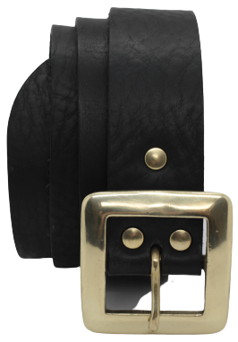 Black 1 1/2 Inch Wide Belt