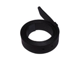 Black 1 1/4 Leather Belt Strap