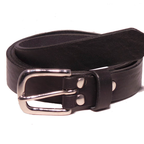1 Inch Black Leather belt