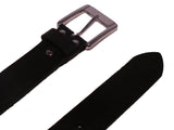 Black 38mm Designer Leather Belt