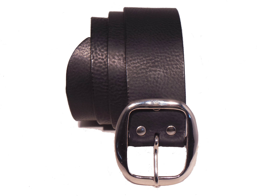 Black Leather Jean Belt Sales  Silver Square 2 Inch Buckle – Buckle My Belt
