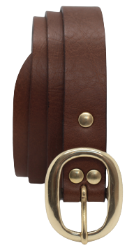 Brass Oval 25mm Buckle