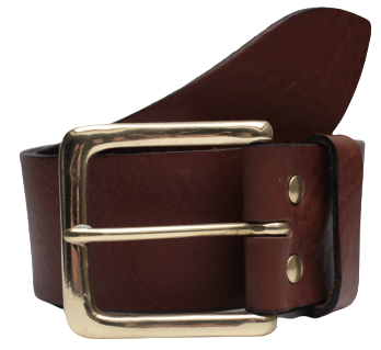 Brown Leather Jean Belt