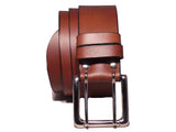 Brown 2 Inch Belt with Double Prong