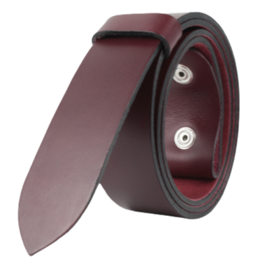 2 Inch Burgundy Belt Strap