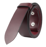 50mm Burgundy Belt Strap without Buckle
