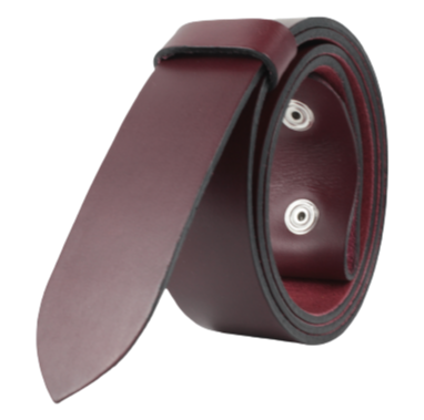 Interchangeable 25mm Burgundy Belt Strap
