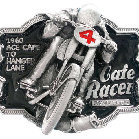 Cafe Race Commemorative Biker Belt Buckle