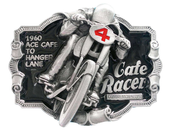 Cafe Race Commemorative Biker Belt Buckle