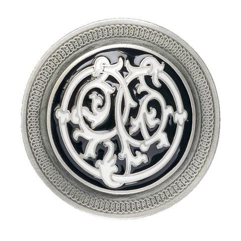 Celtic Stems Black Belt Buckle