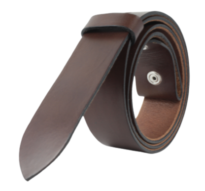 Buckleless Chestnut 32mm Wide Belt Strap