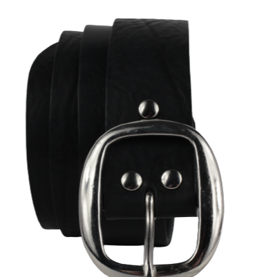thick black belt for dress Black Designer Leather Jean Belt