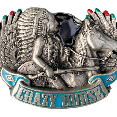 Crazy Horse Belt Buckle