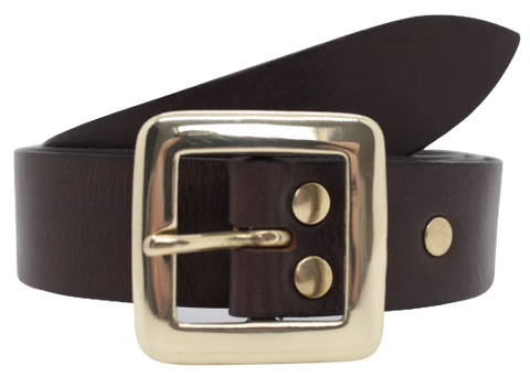 Dark Brown 32mm Trouser Belt