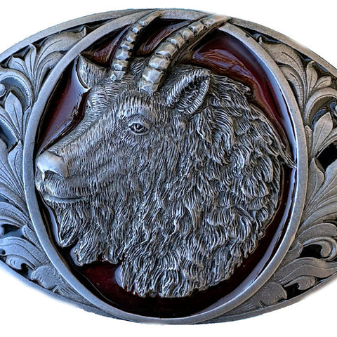 Goats Head Belt Buckle