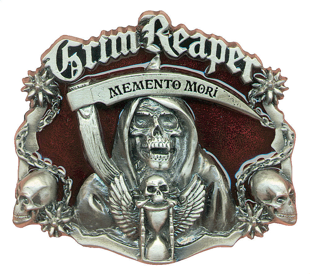 Grim reaper sale belt buckle