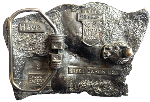 Harley Davidson Baron H408 Belt Buckle