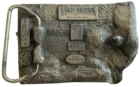 Harley Davidson Eagle Wing Engine Belt Buckle