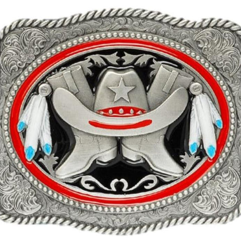 Hat Boots Belt Buckle