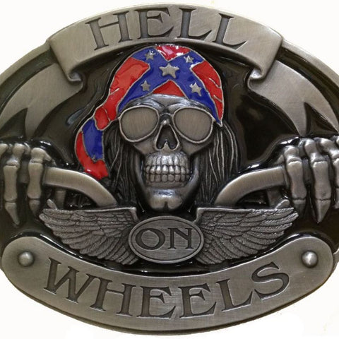 Hell on Wheels (Oversized) Belt Buckle