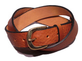 Tan 1 1/4 Inch Leather Belt