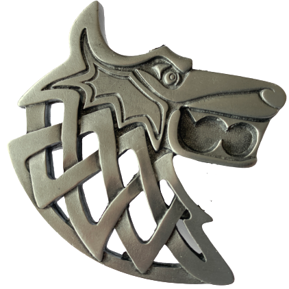Viking Wolf Belt Buckle