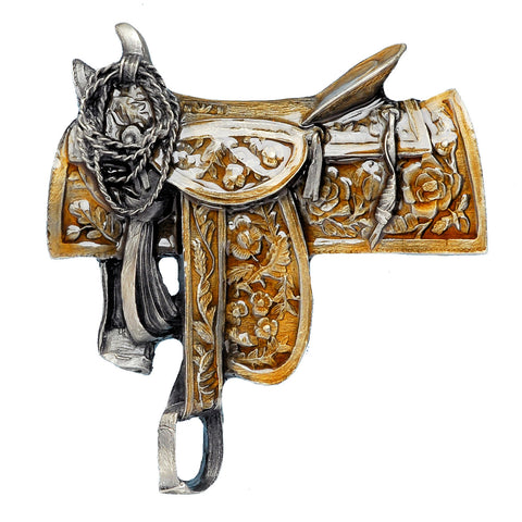 Western Saddle Belt Buckle