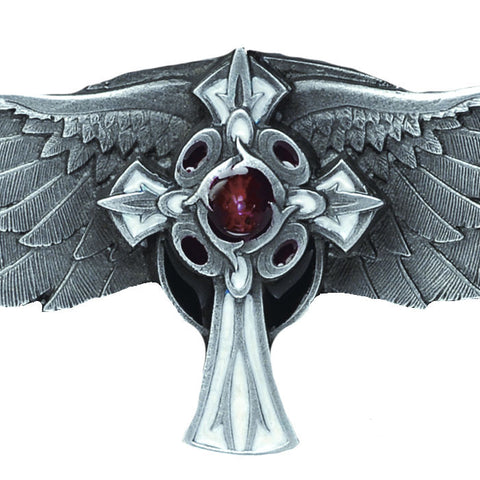 Wings and Cross Belt Buckle