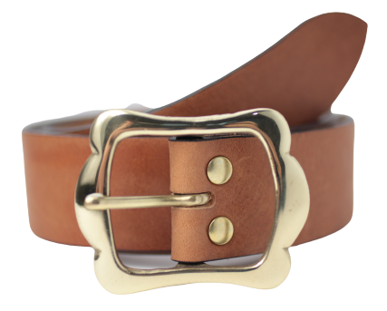 Women's Dark Tan Jean Belt