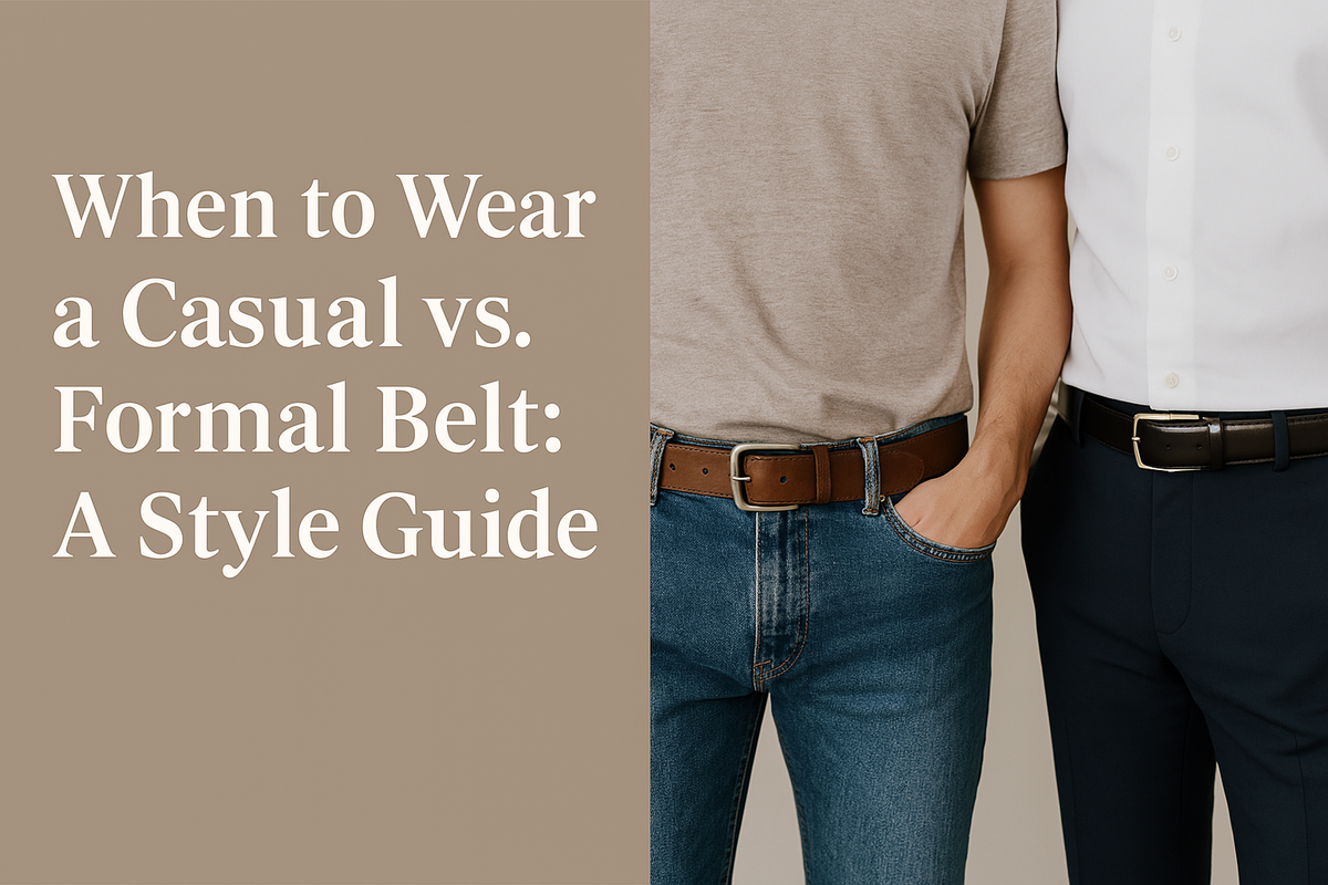 When to Wear a Casual vs. Formal Belt: A Style Guide