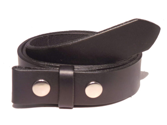 Black Leather Belt Straps