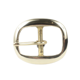 1.25 Inch 32mm Brass Oval Belt Buckle