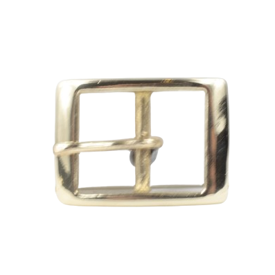 1.25 Inch 32mm Brass Rectangle Belt Buckle