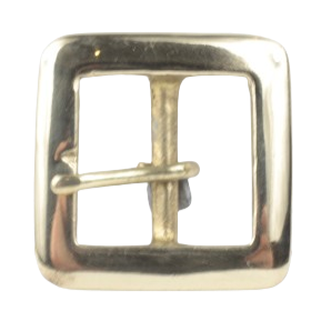 1.25 Inch 32mm Brass Square Belt Buckle